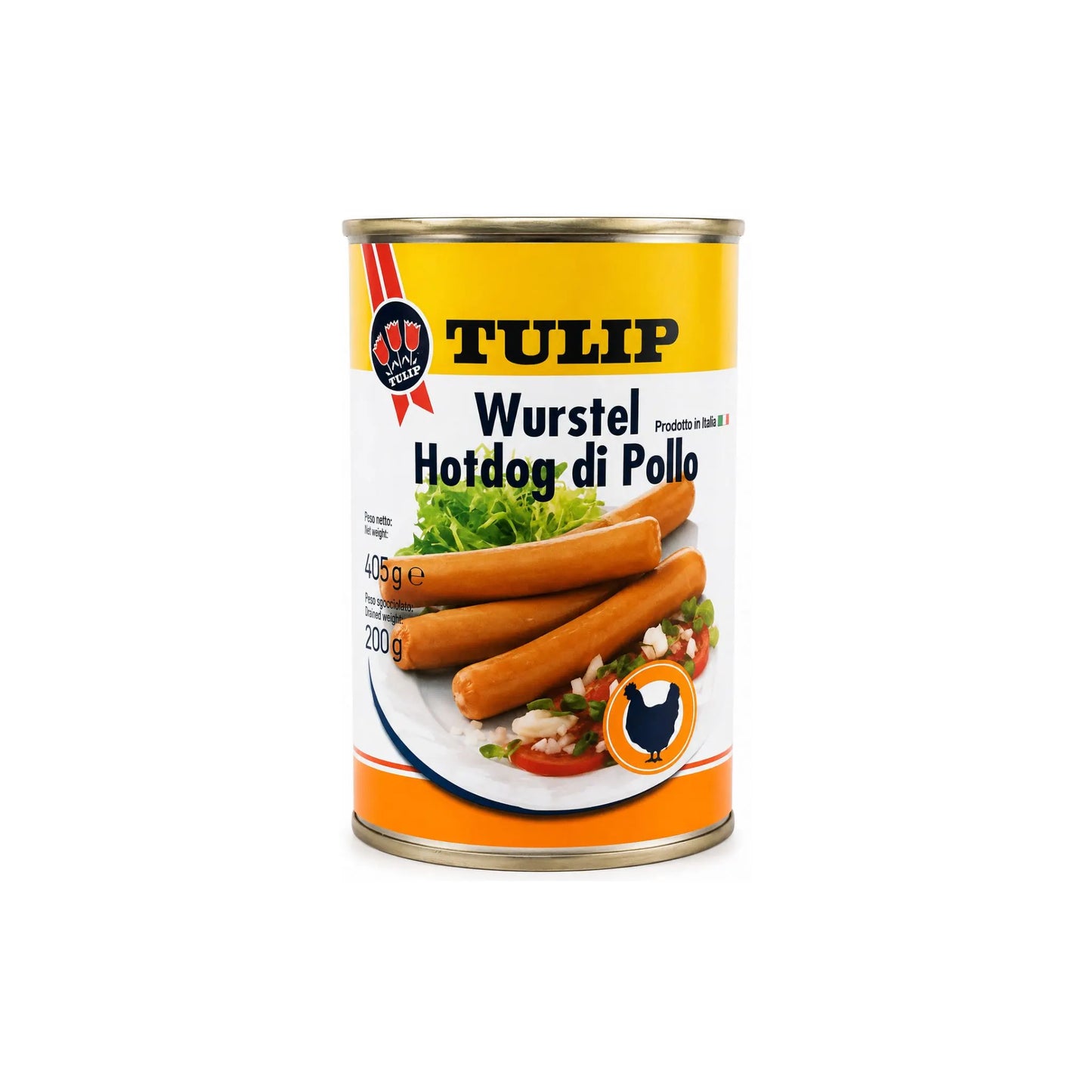 Wurstel - Hotdog di pollo – Tulip 405grams
