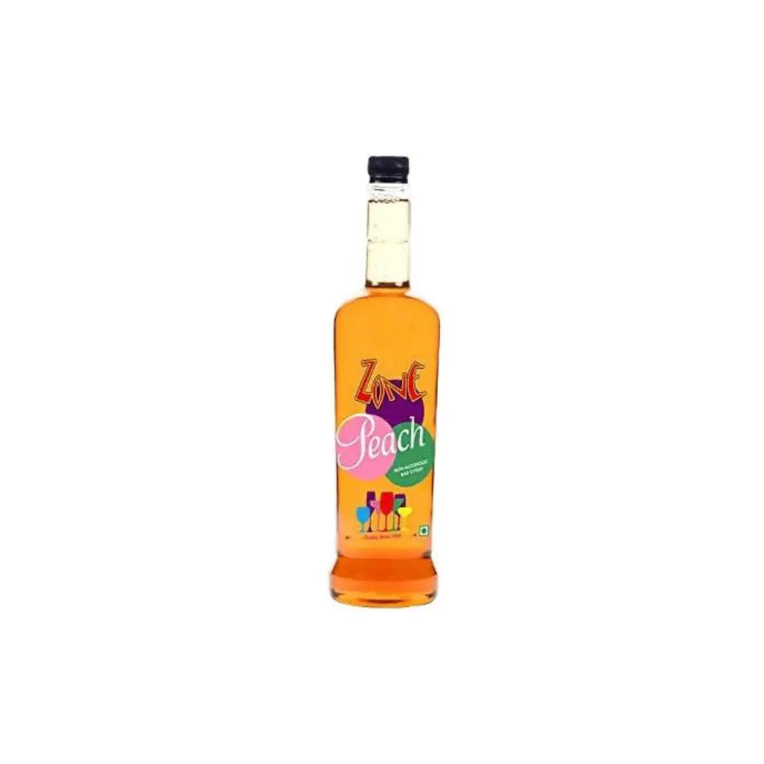 Buy ZONE Peach Flavoured Bar Syrup - 1L Bottle– Refreshing Peach ...