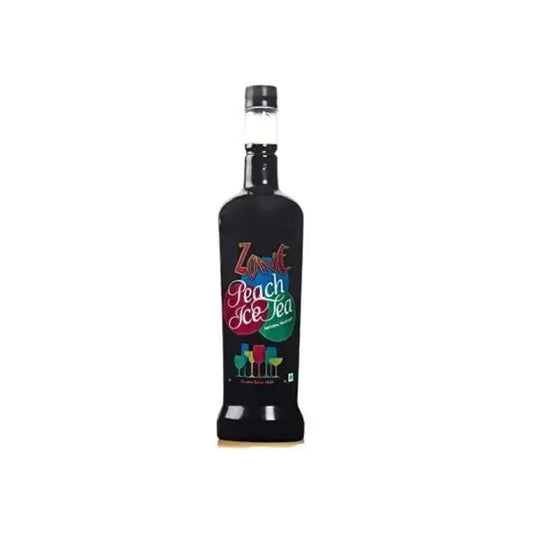 ZONE Peach Ice Tea Flavoured Syrup, 1000ml Bottle