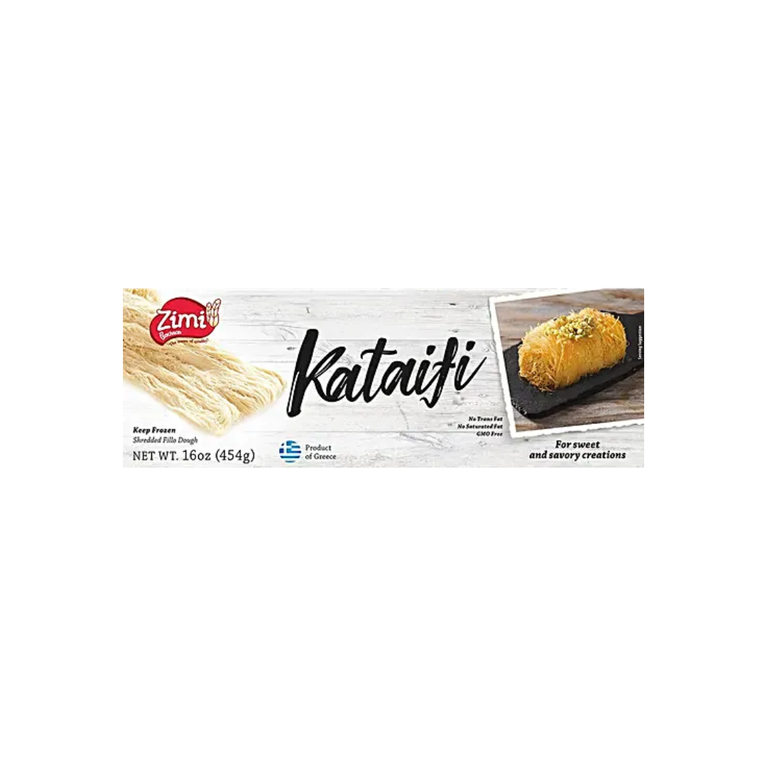 Zimi Kataifi Shredded Fillo Dough 454g– Perfect for Sweet and Savory Creations 