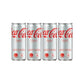 Coca Cola Light 330ml pack of 4 zero sugar soft drink cans