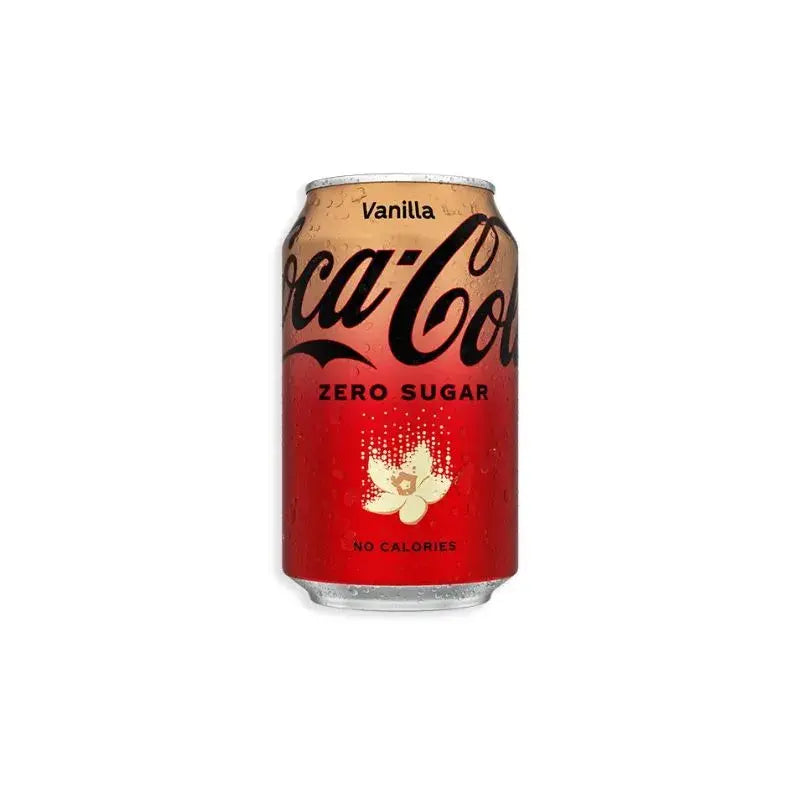 coca cola vanilla zero sugar 330ml ca