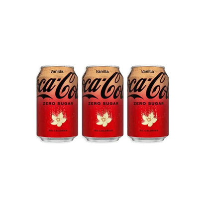 coca cola vanilla zero sugar imported soft drink