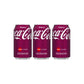 Coca cola cherry 330ml pack of 3 soft drink cans