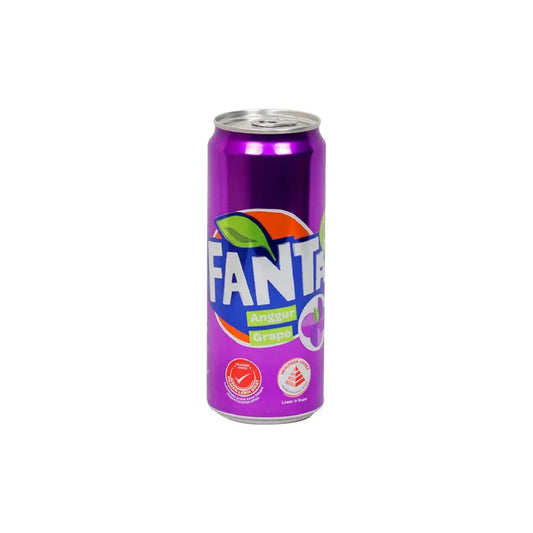 Fanta Grape Can 330ml fruity grape soda drink