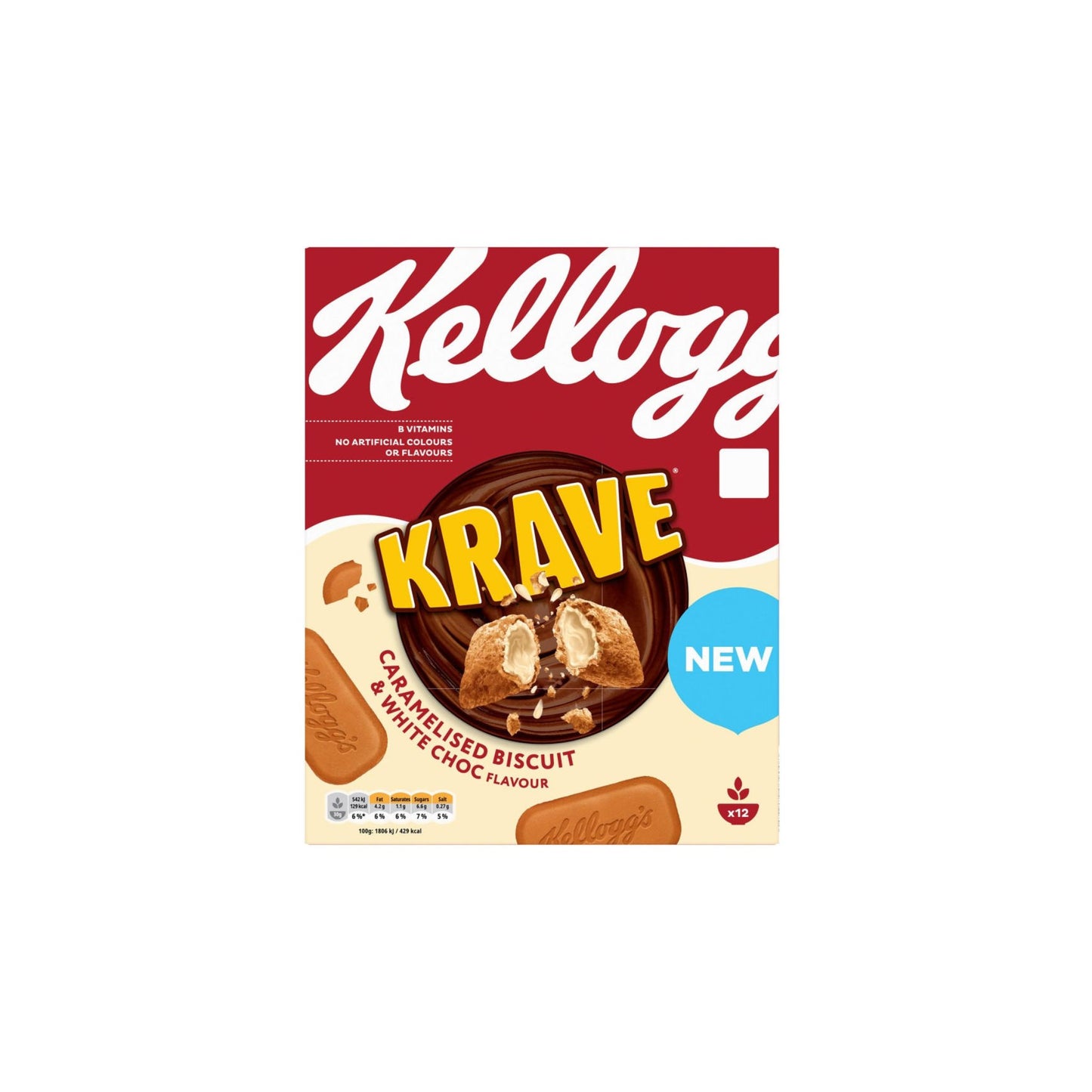 kelloggs krave caramelised cereal 375g