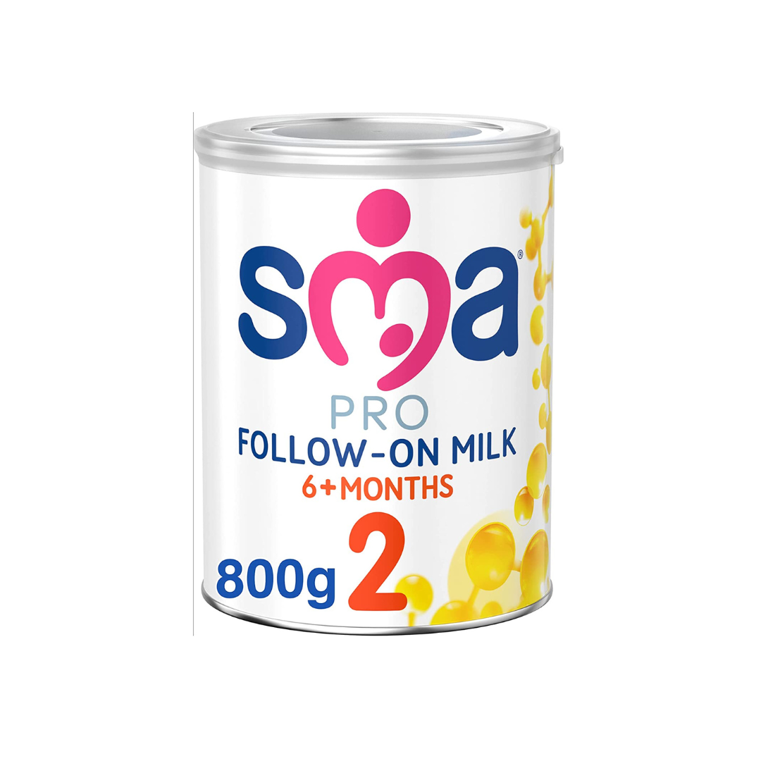 luckystore Baby Foods SMA PRO 2 Follow on Baby Milk Powered Formula, 6-12 Months, 800 g