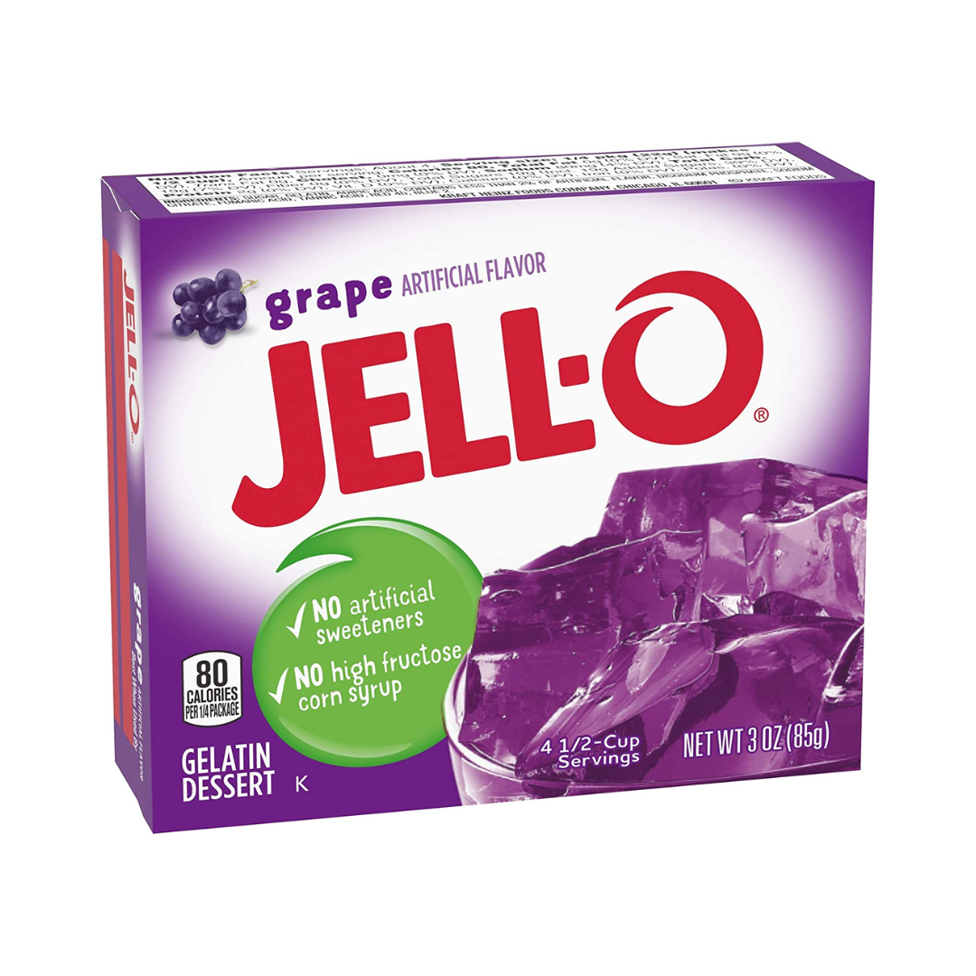 Jell-O Grape Gelatin Dessert 8.5g