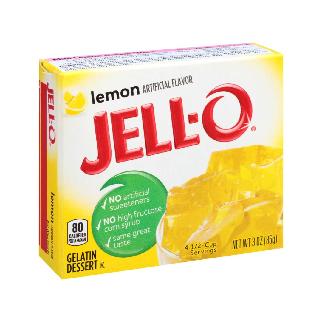 Jell-O Lemon Gelatin Dessert 8.5g
