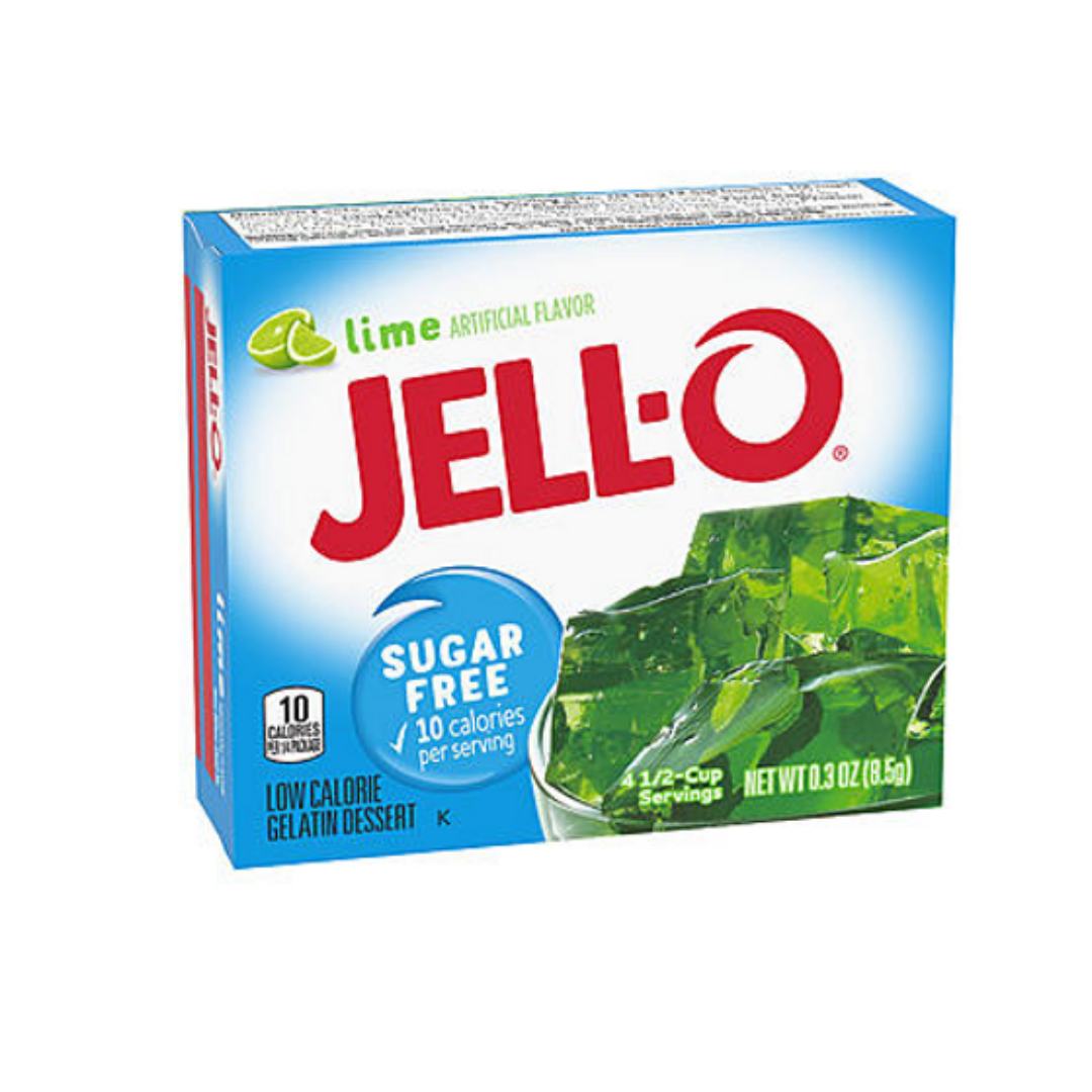 Jell-O Lime Sugar Free Gelatin Mix 