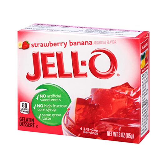 Buy Jell-O Strawberry Banana Gelatin Dessert 8.5g