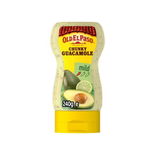 luckystore  Imported Chunky Guacamole > Whipping Cream Old El Paso Chunky Guacamole Mild, 240 g