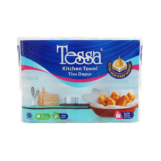 luckystore bathroom essentials Tessa Kitchen Towel 2Ply 3RollsX1 (Imported)