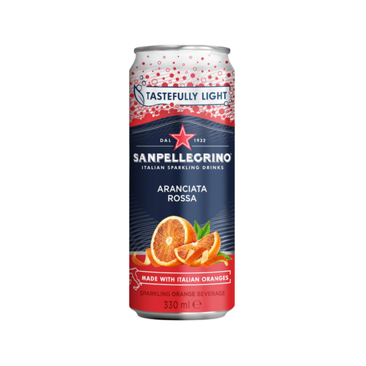 luckystore Beverages > Imported Beverages San Pellegrino Aranciata Rossa Sparkling Blood Orange Drink, 330 ml