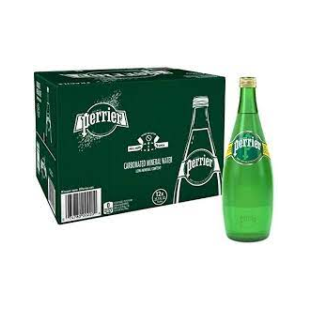 luckystore Beverages > Mineral Water > Imported Beverages Perrier Sparkling Natural Mineral Water Bottle, 12 X 750 ml