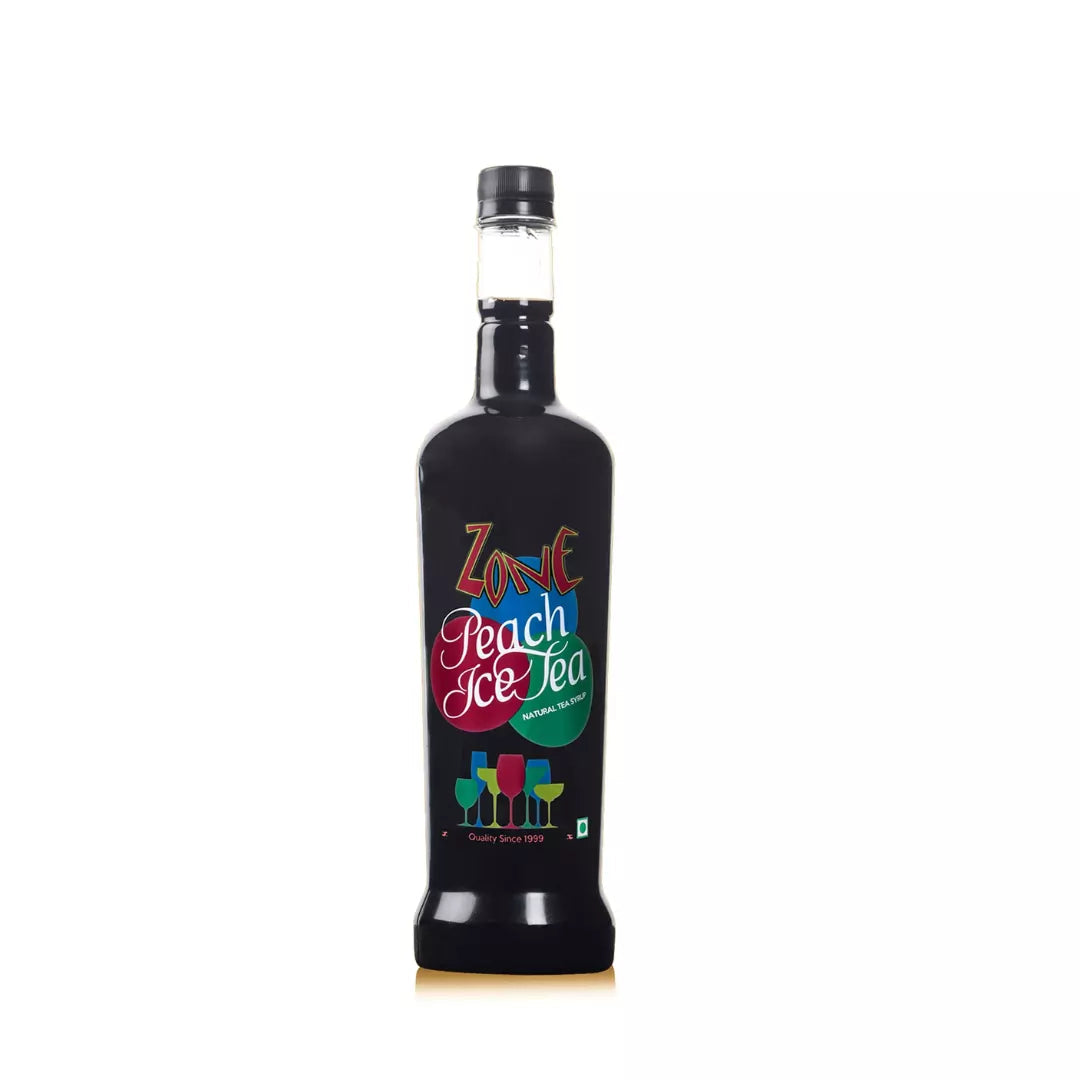luckystore Beverages > Syrups ZONE Peach Ice Tea Flavoured Bar Syrup, 1000ml Bottle