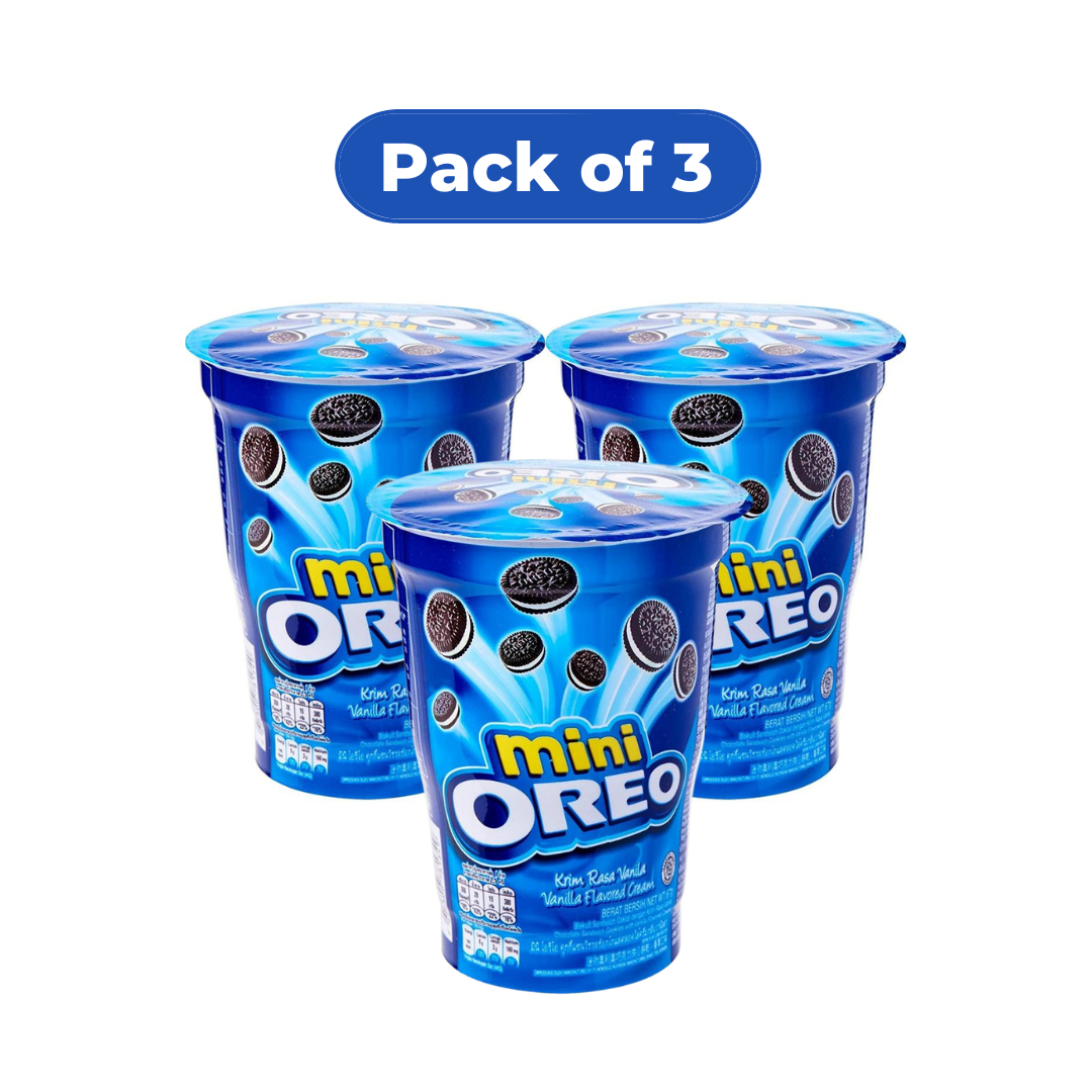 Buy Oreo Mini Chocolate Flavoured Cream Biscuit Cup
