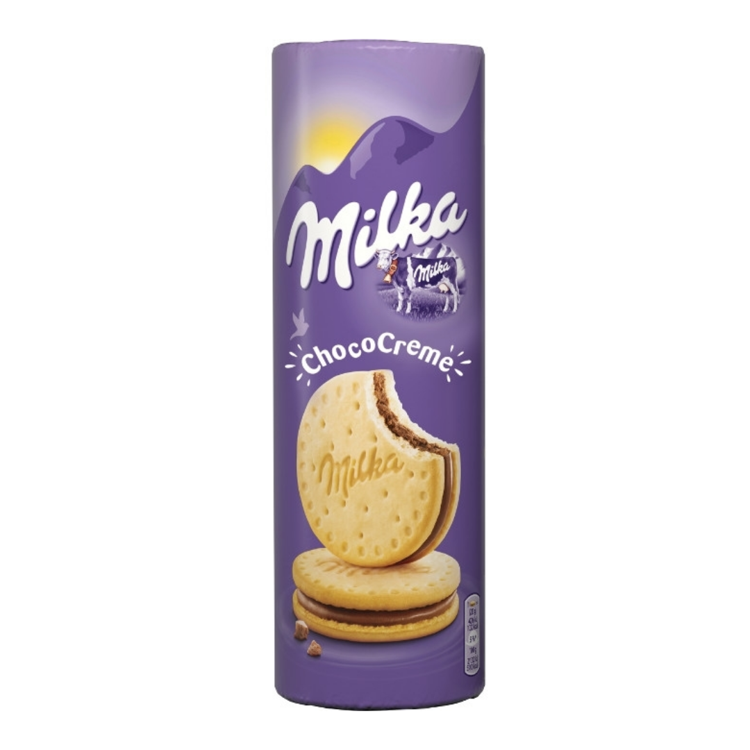 luckystore Biscuits & Cookies Milka Chococreme Biscuit Sandwich, 260g