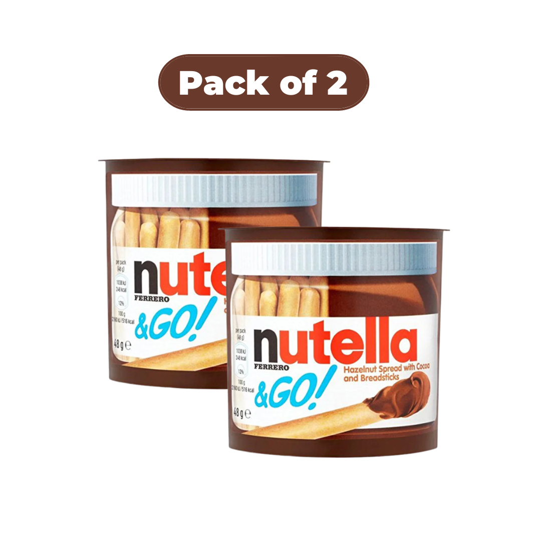 Buy Nutella Go Hazelnut Spread With Cocoa & Breadsticks