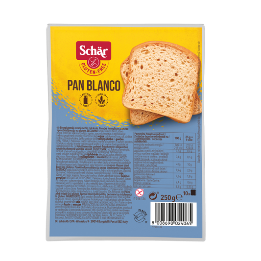 luckystore Biscuits & Cookies > New Arrivals Schar - Pan Blanco (White Bread) 250g