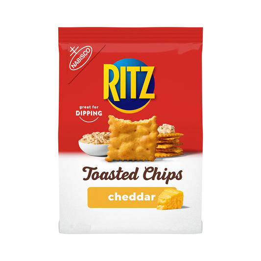 luckystore Biscuits & Cookies Ritz Toasted Chips Cheddar 40% Less Fat Oven Baked 229g