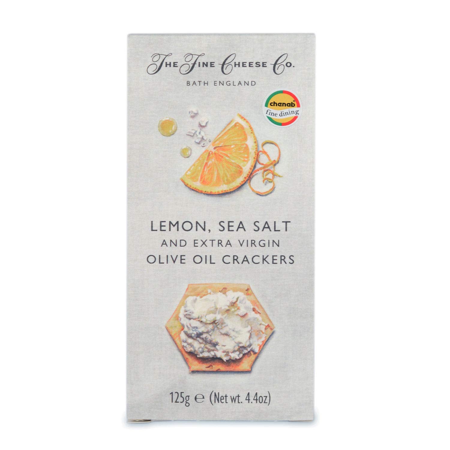 Buy Fine Cheese Cracker with Lemon, Sea Salt and Extra Virgin Olive Oil,