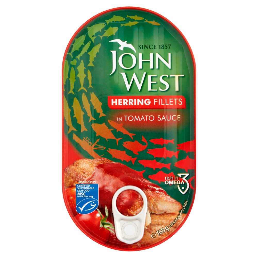 Buy John West Herring Fillets In Tomato Sauce