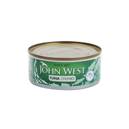 luckystore Canned Foods John west tuna chunks in spring water 145g