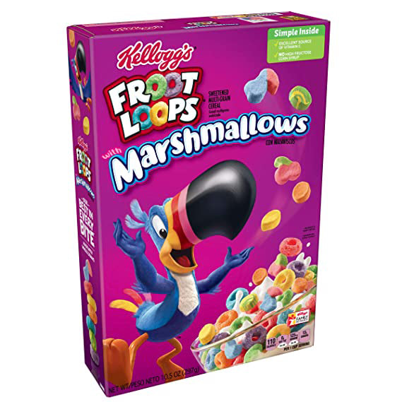 luckystore Cereals Kellogg's Froot Loops Marshmallows 297g