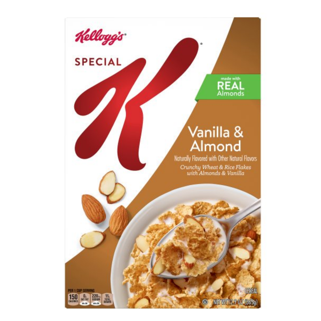luckystore Cereals Kellogg's K Special Vanilla & Almonds Cereal 353g