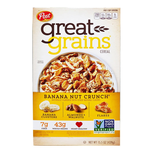 Buy Post Great Grains Banana Nut Crunch Cereal