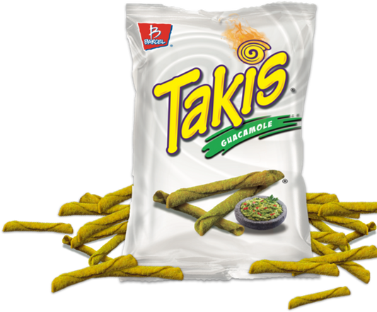 luckystore Chips Wafers > New Arrivals Takis Guacamole Tortilla Chips 113g