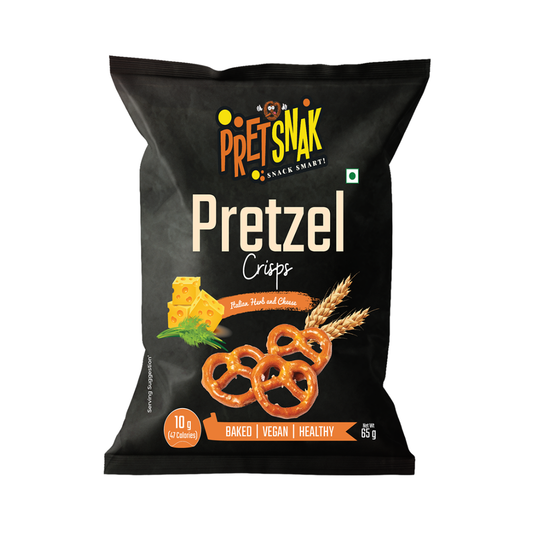 Buy Pretsnak Pretzel Crisps Italian Herb and Cheese