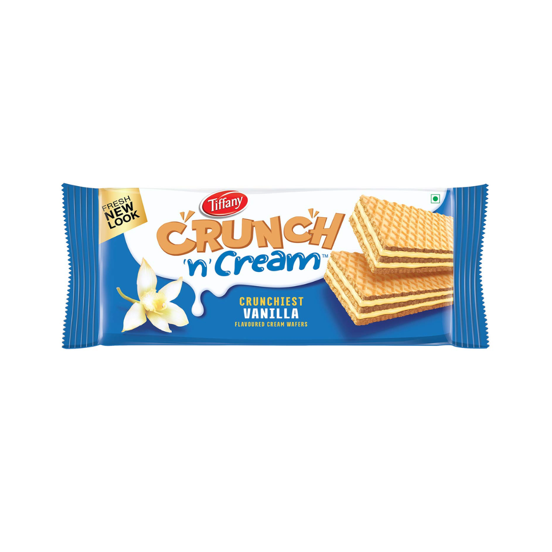 luckystore Chips Wafers Tiffany Crunch N Cream Wafer Sandwich Vanilla 150g