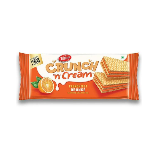 Buy Tiffany Crunch N Cream Crunchiest Sandwich Orange Flavored Cream Wafers