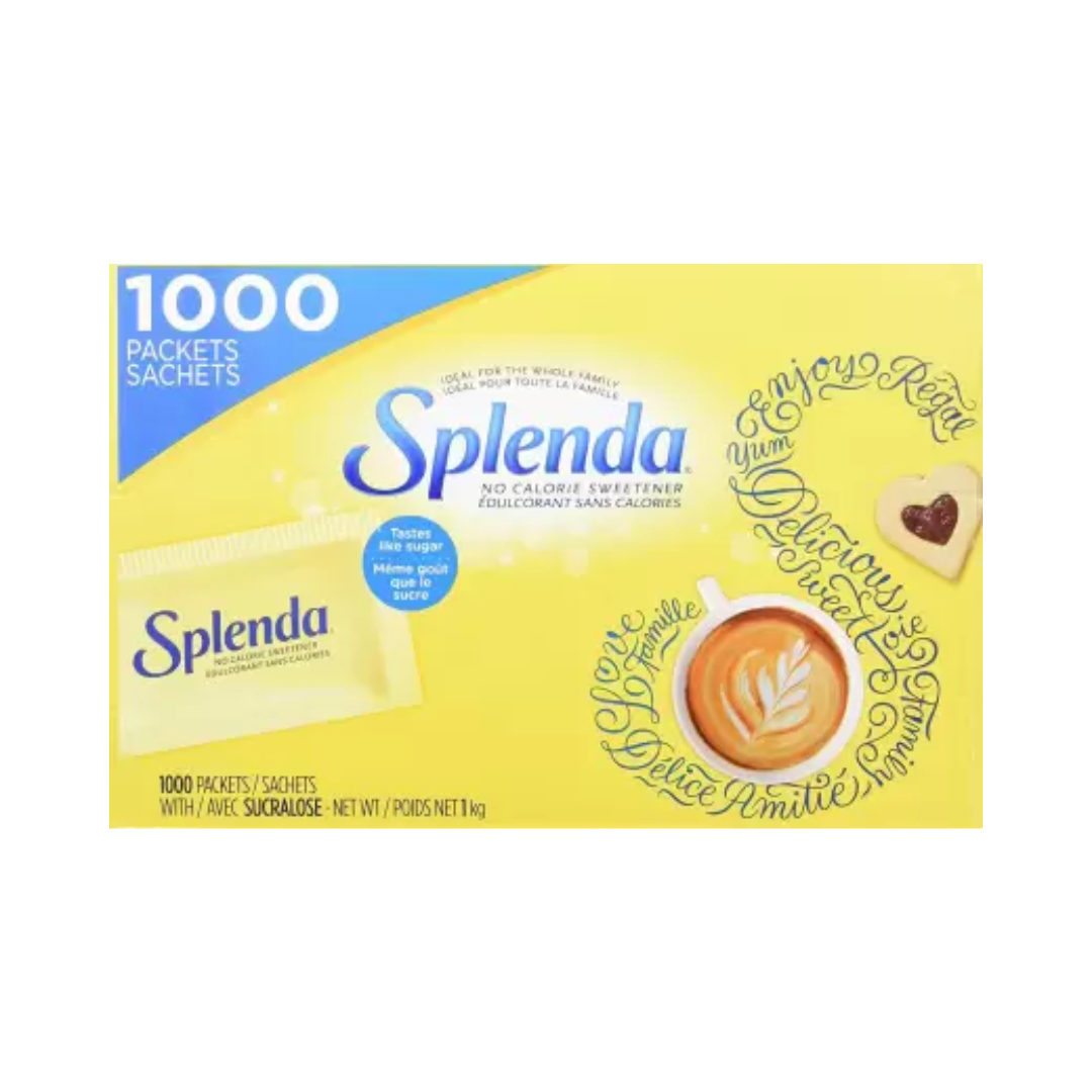 luckystore Coffee Splenda Sweetener 1000 packets, 1 Kg