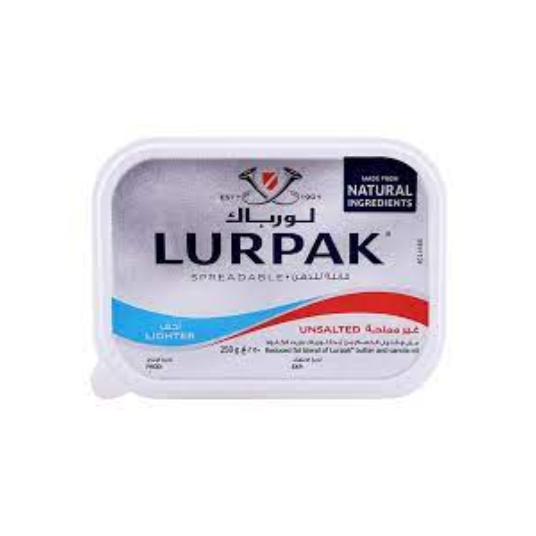 luckystore Frozen > Cheese Lurpak Lighter Unsalted Spreadable Butter, 250g