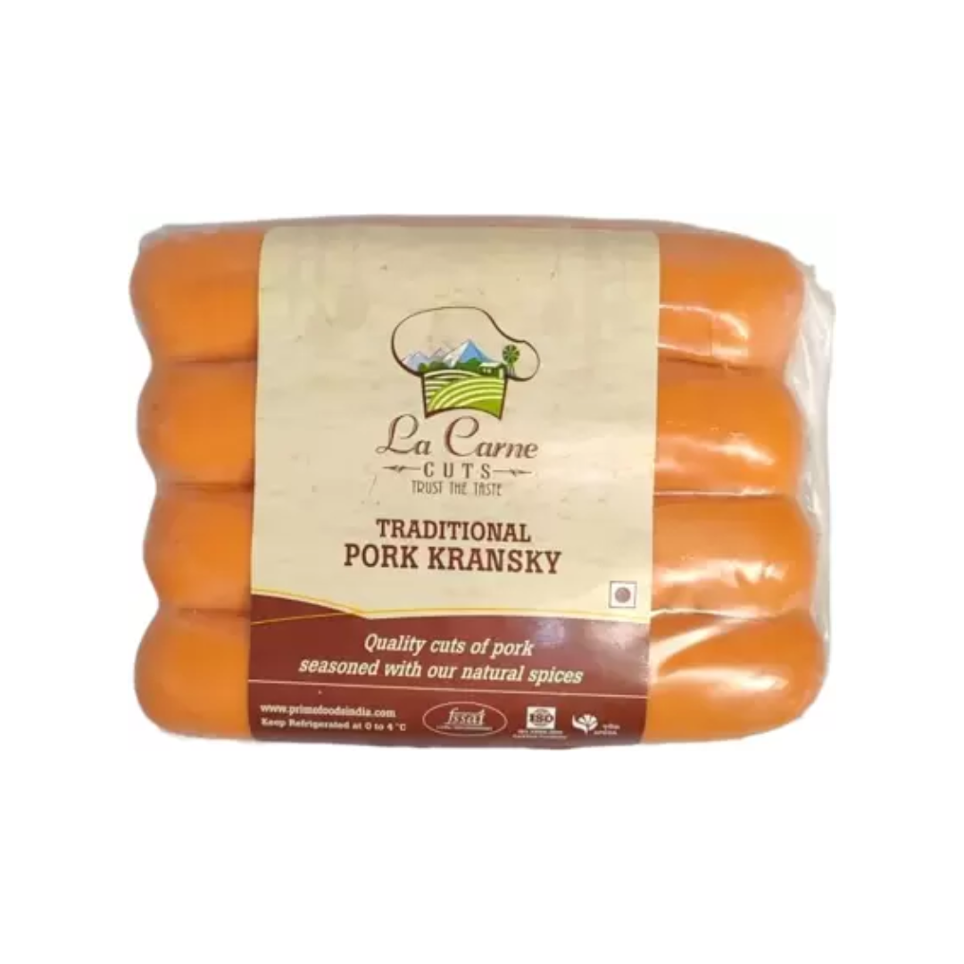 Buy La Carne Traditional Pork kransky Sausages