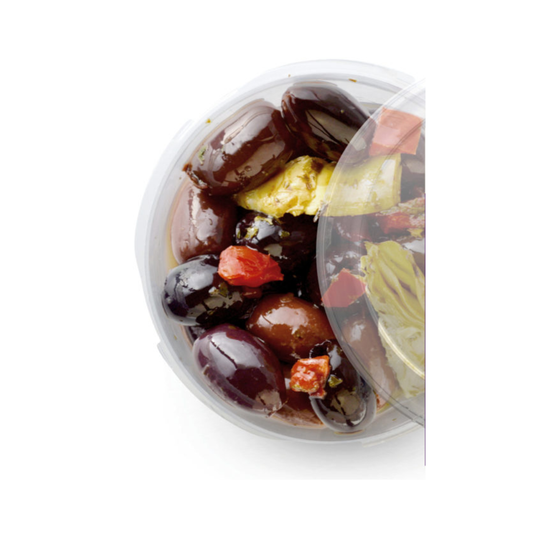 luckystore Frozen > Peas & Corn Kalamata Mix Olives With Spices, Herbs And Artichokes, 1Kg