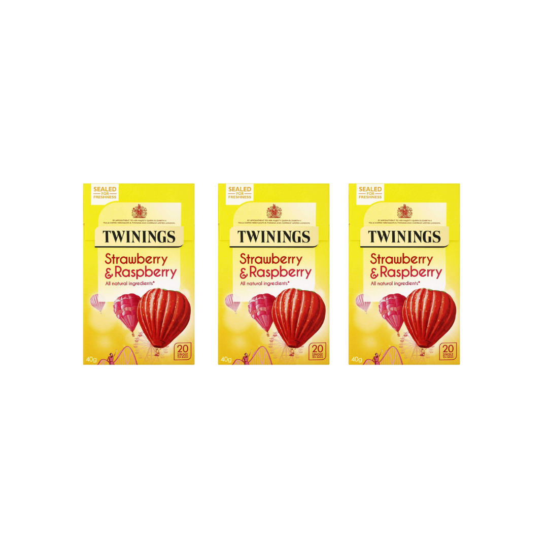 Buy Twinings Strawberry & Raspberry 20 Tea Bags