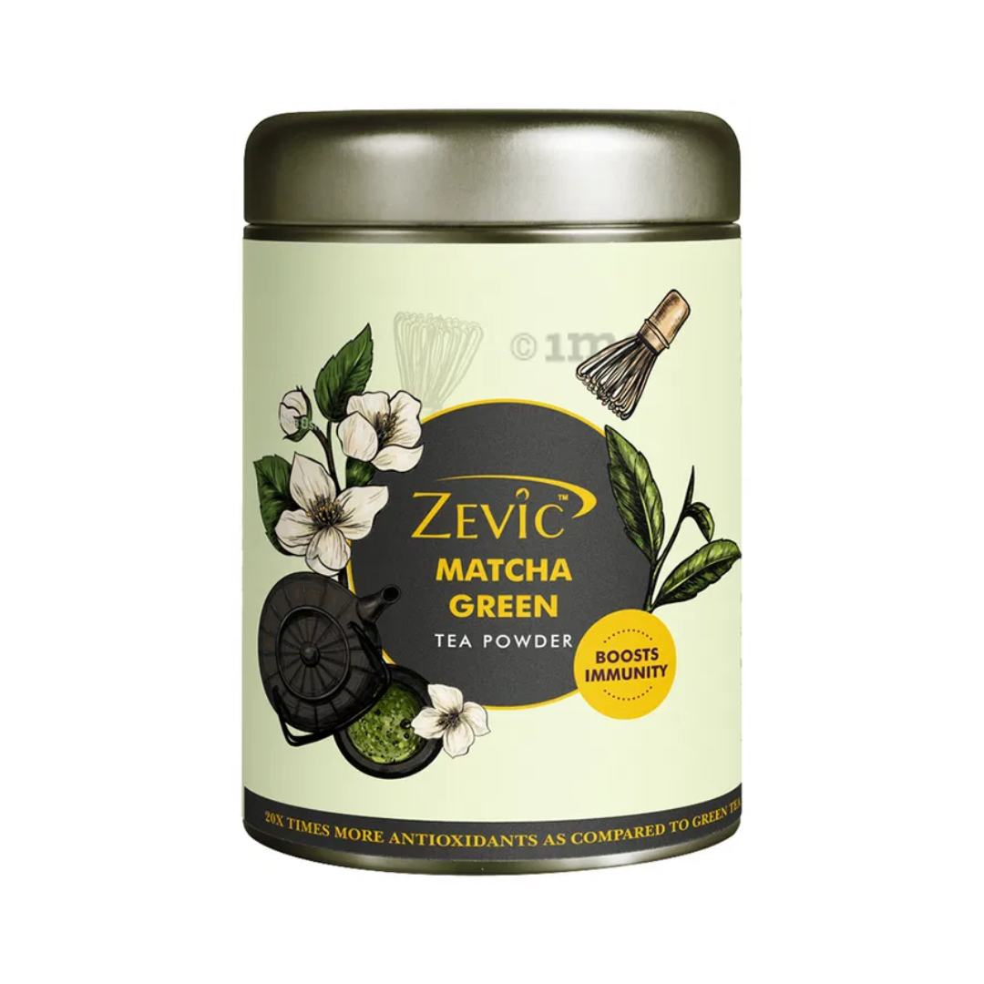 luckystore Imported Tea Zevic 100% Natural Matcha Green Tea, 50 gm