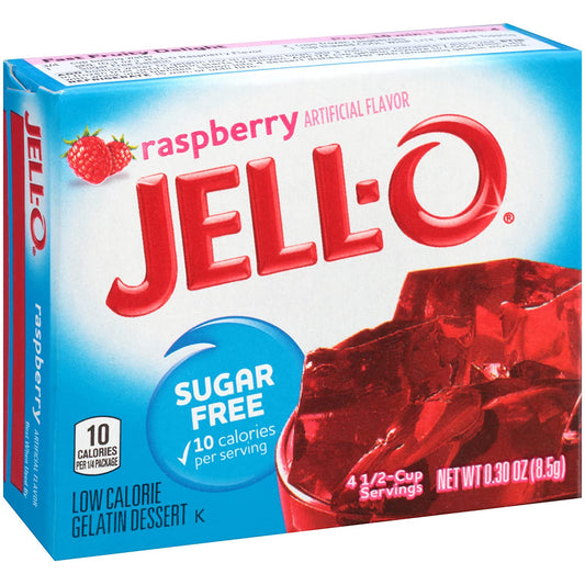 Jell-O Raspberry Sugar Free Gelatin Jelly