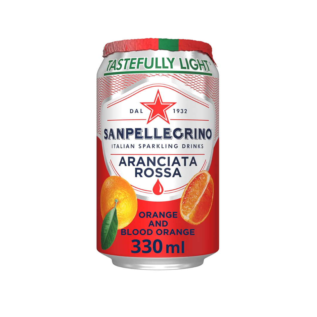 Luckystore.in Beverages > Imported Beverages San Pellegrino, Aranciata Rossa Sparkling Blood Orange Drink, 330ml