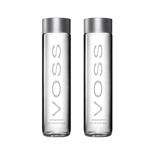 Luckystore.in Beverages > Mineral Water Voss Artesian Still Water Bottle, 800 ml (Pack of 2)