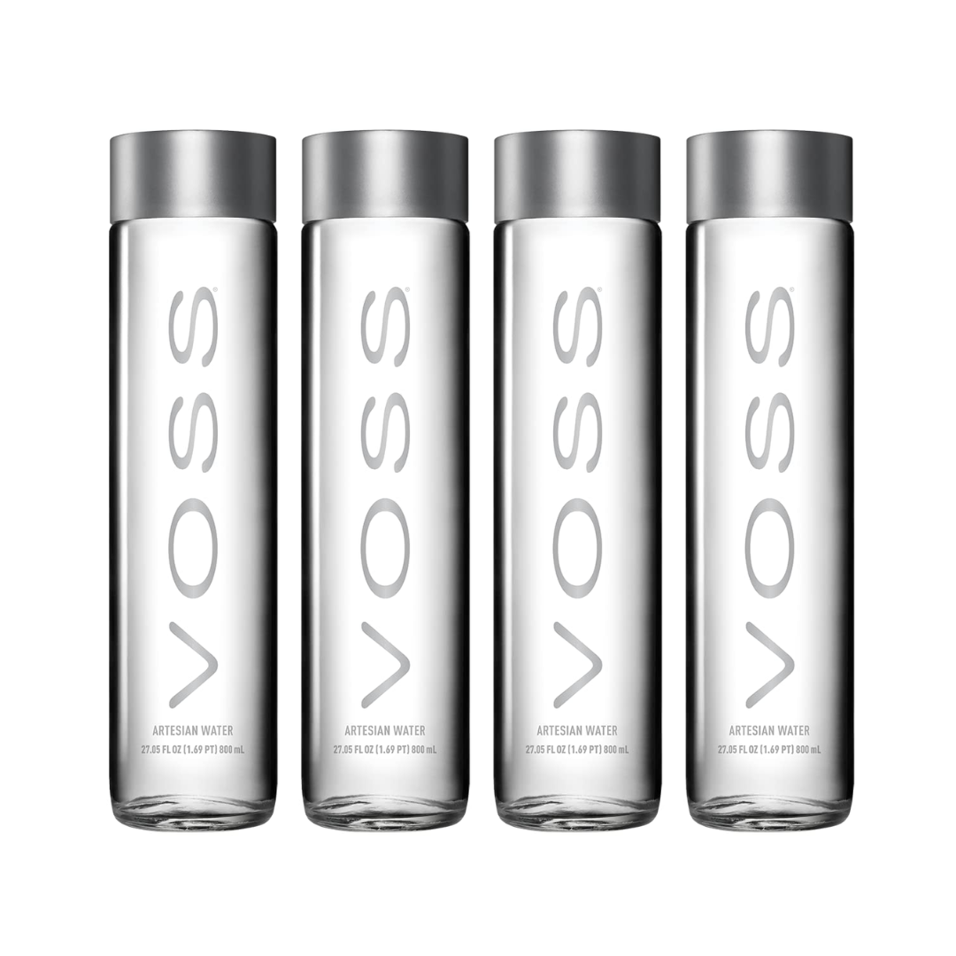Luckystore.in Beverages > Mineral Water Voss Artesian Still Water Bottle, 800 ml (Pack of 4)
