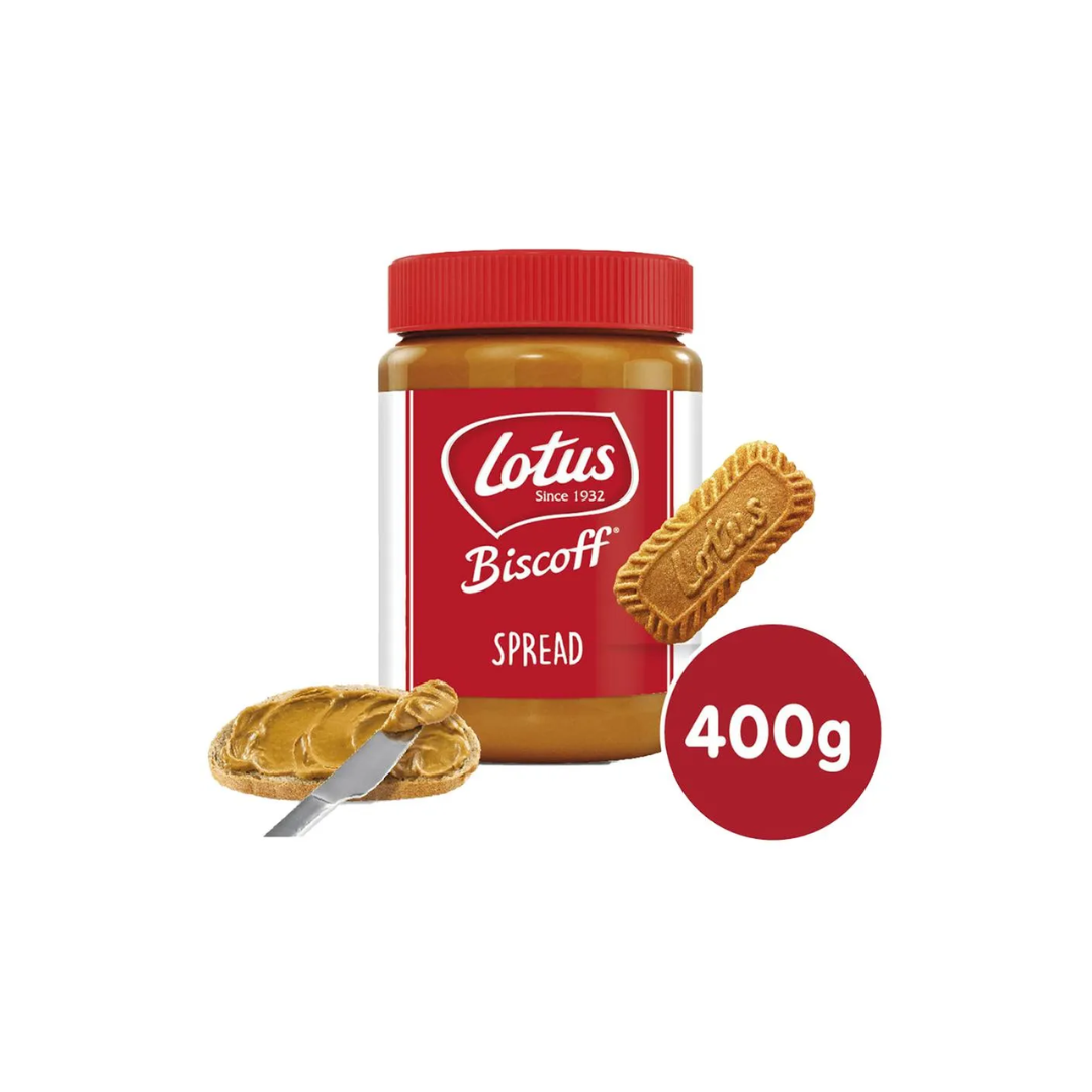 Luckystore.in Lucky Exclusives > Vegan Lotus Biscoff Spread - Suitable For Vegans, 400 g (Imported)