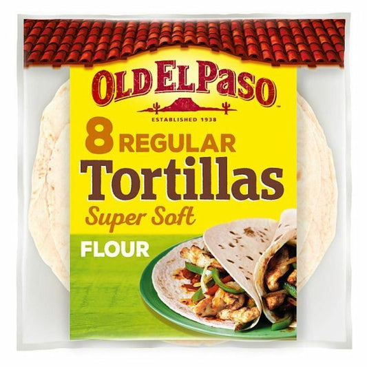 Buy Old El Paso 8 Regular Super Soft Flour Tortillas Pouch