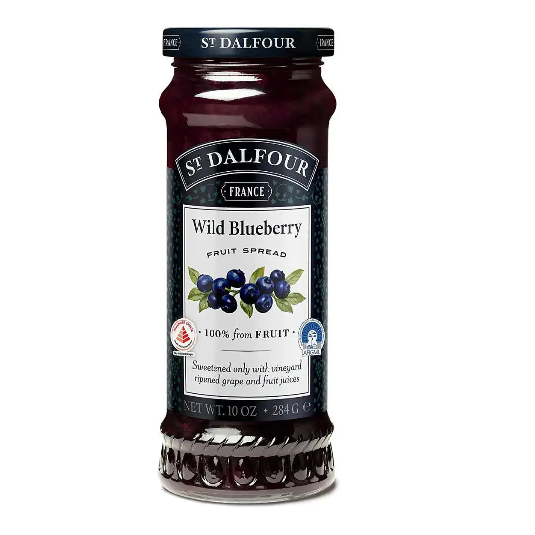 Buy St. Dalfour France WILD Blueberry No added Sugar Jam,