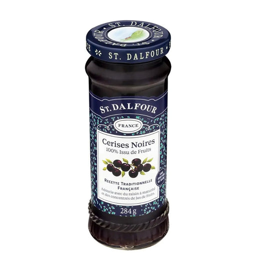 luckystore New Arrivals > Imported Jams St Dalfour Fruit Preserve, Black Cherry 284 g