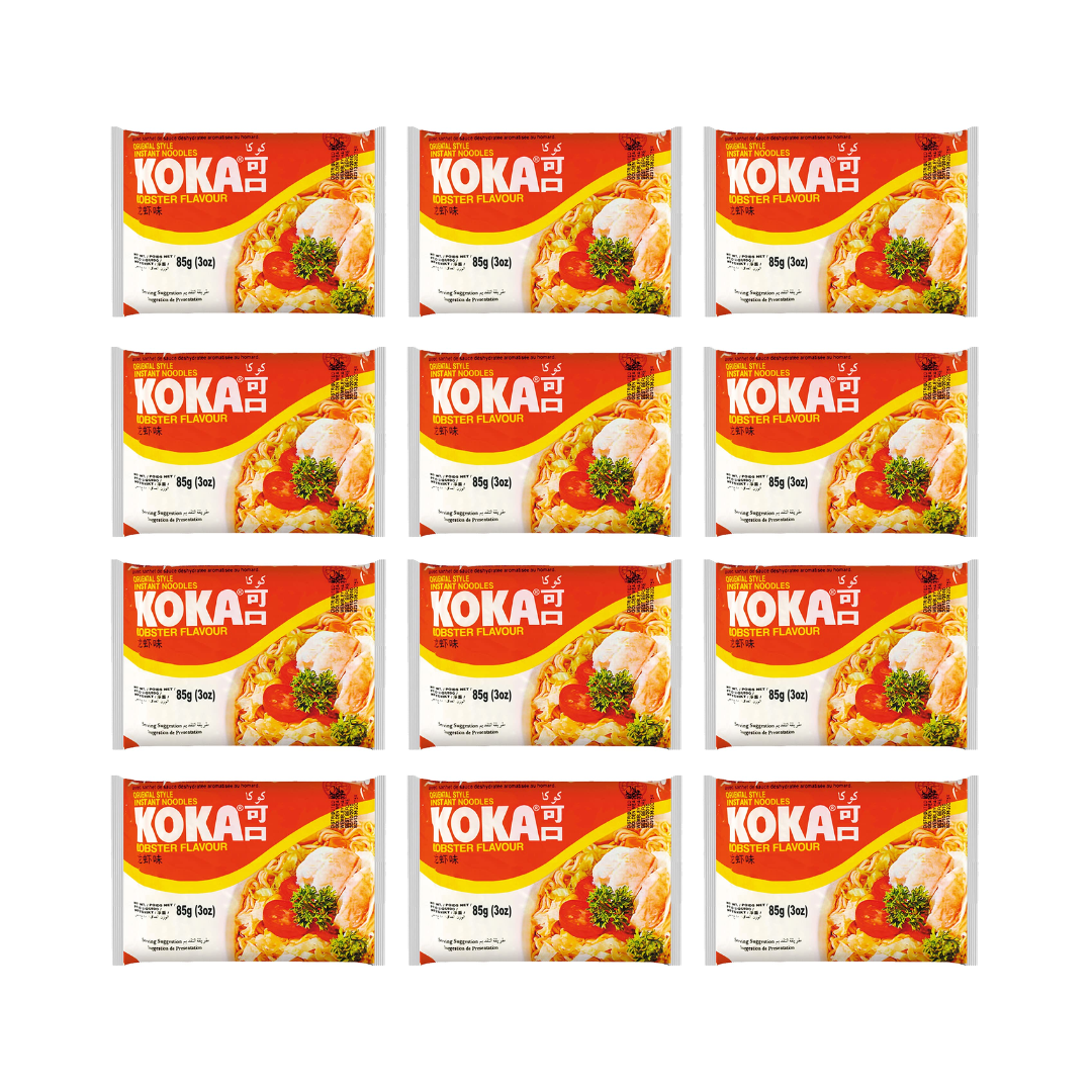 luckystore Noodles Koka Lobster Flavour Instant Noodles 85g (pack of 12)
